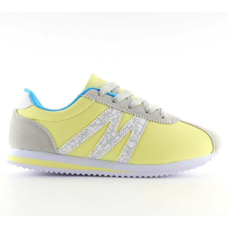 Nagyon kényelmes sportcipő B683 sárga kék szürke