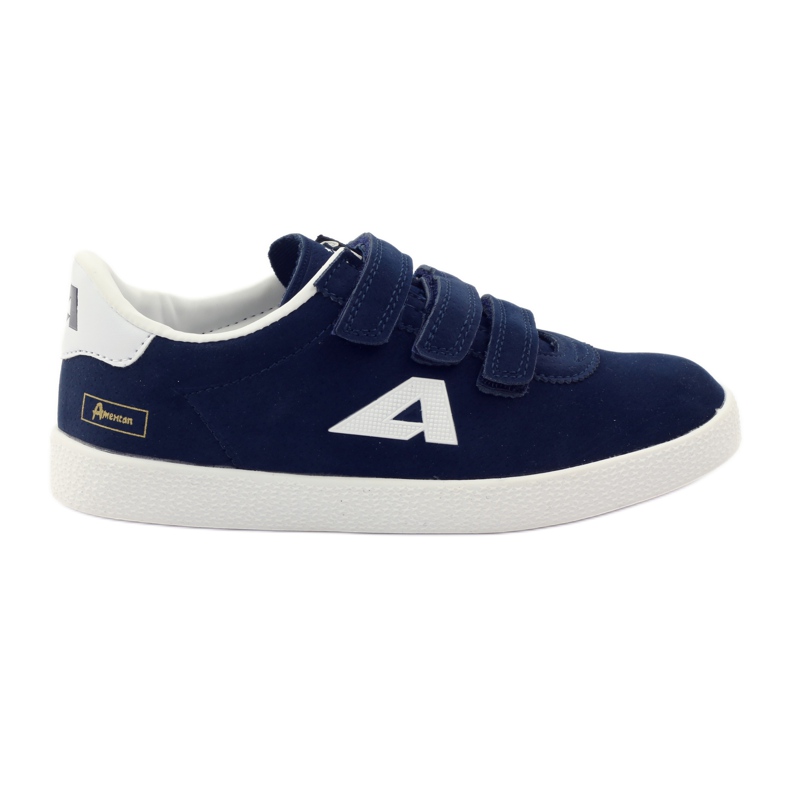 American Club Sportos amerikai bőr berakás sötétkék fehér