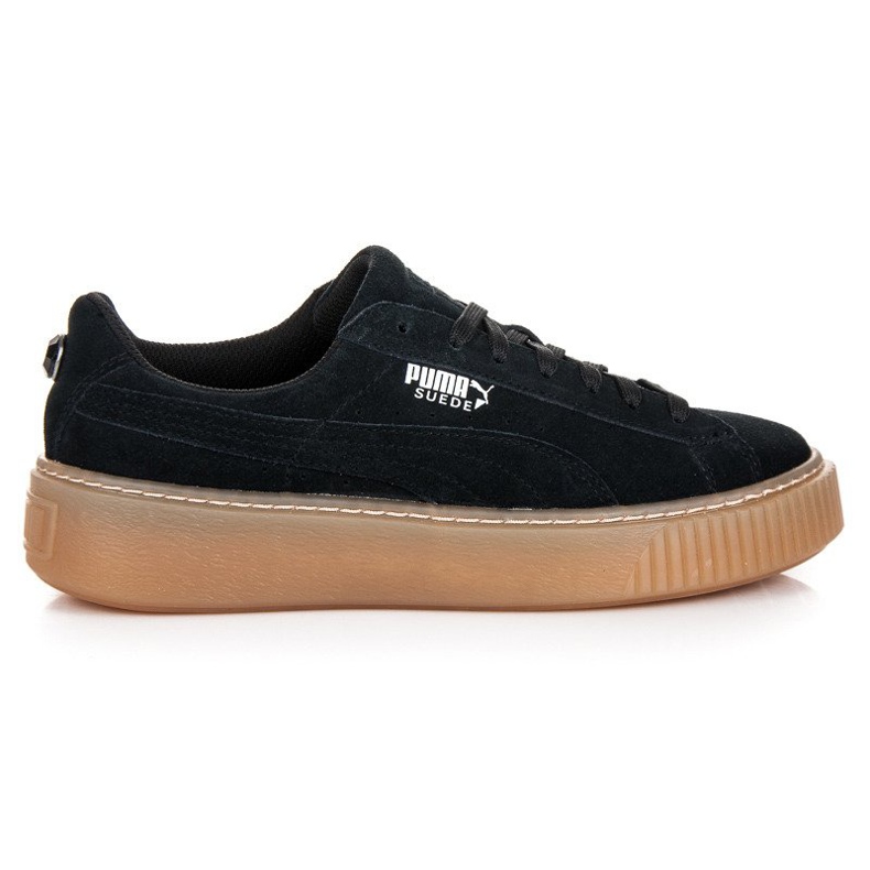 Puma Suede Platform Jewel Jr fekete
