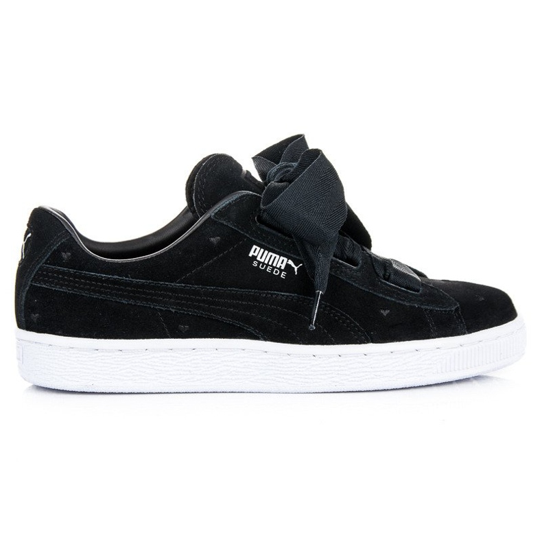 Puma Suede Heart Valentine Jr fekete