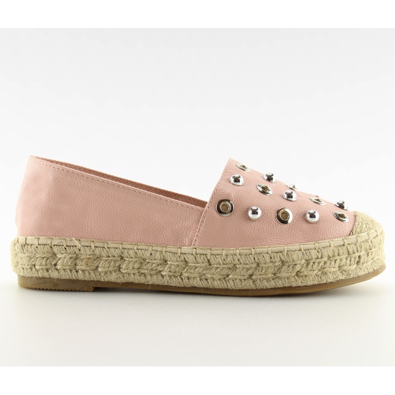 Rózsaszín női espadrillák 7680 Pink