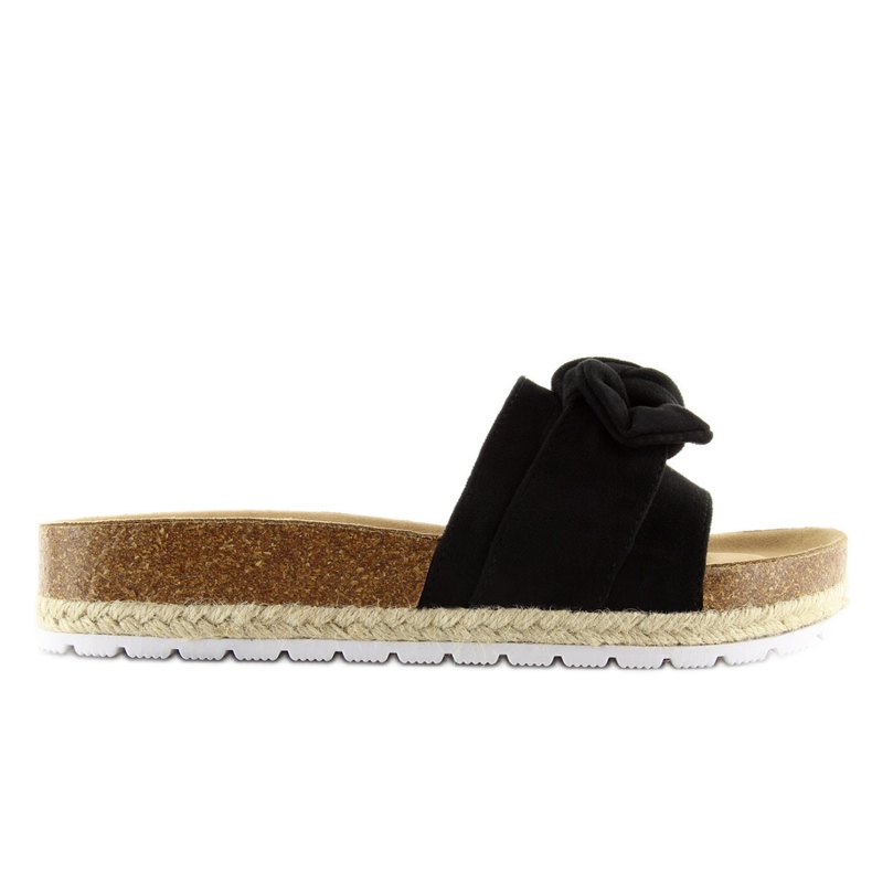 Fekete esparyl fekete papucs SK41 fekete