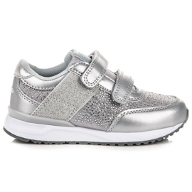 American Club Amerikai tépőzáras cipők szürke