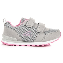 American Club Szürke amerikai tépőzáras lábbeli