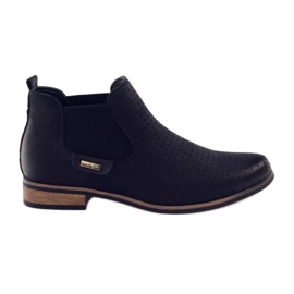 Fekete Slip-on Filippo Jodhpur csizma