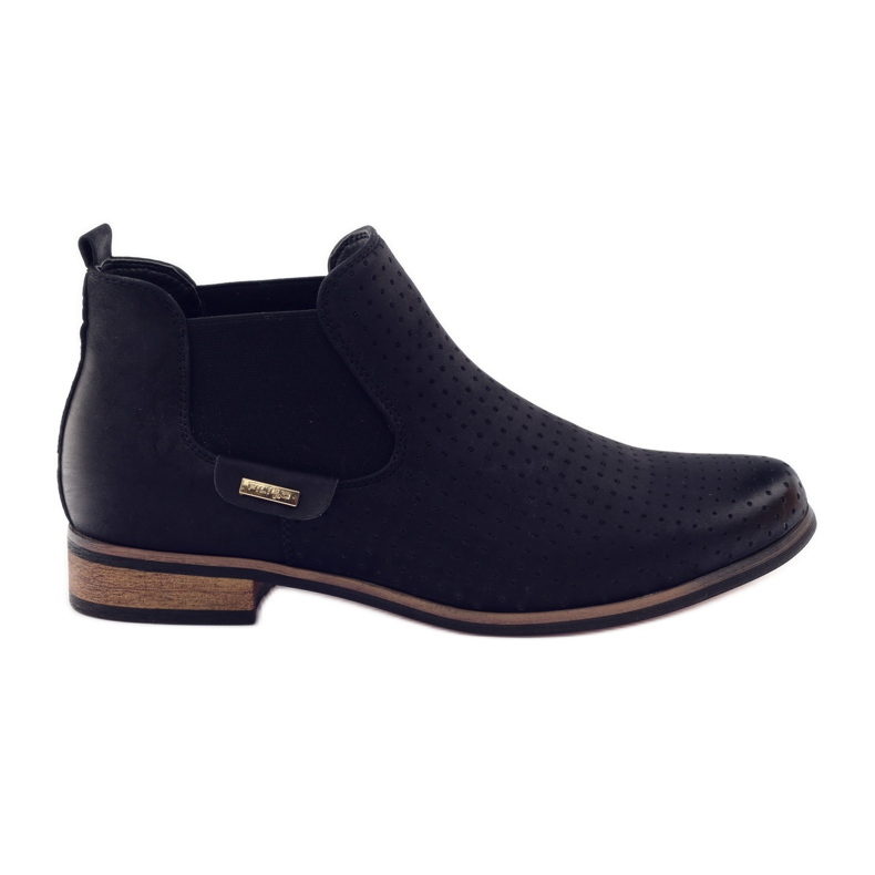 Fekete Slip-on Filippo Jodhpur csizma