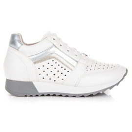 Kylie Divatos cipők a platformon fehér