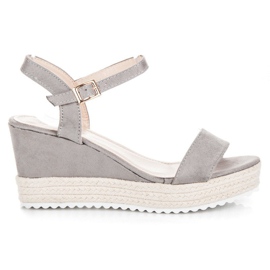 Seastar Wedge espadrilles szandál szürke