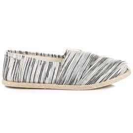 Bordás espadrillák fekete Bordás espadrillák fekete