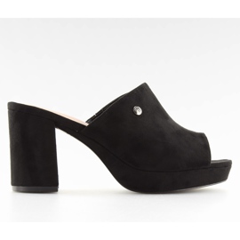 Fekete FLD-3K41 fekete magassarkú Fekete FLD-3K41 fekete magassarkú