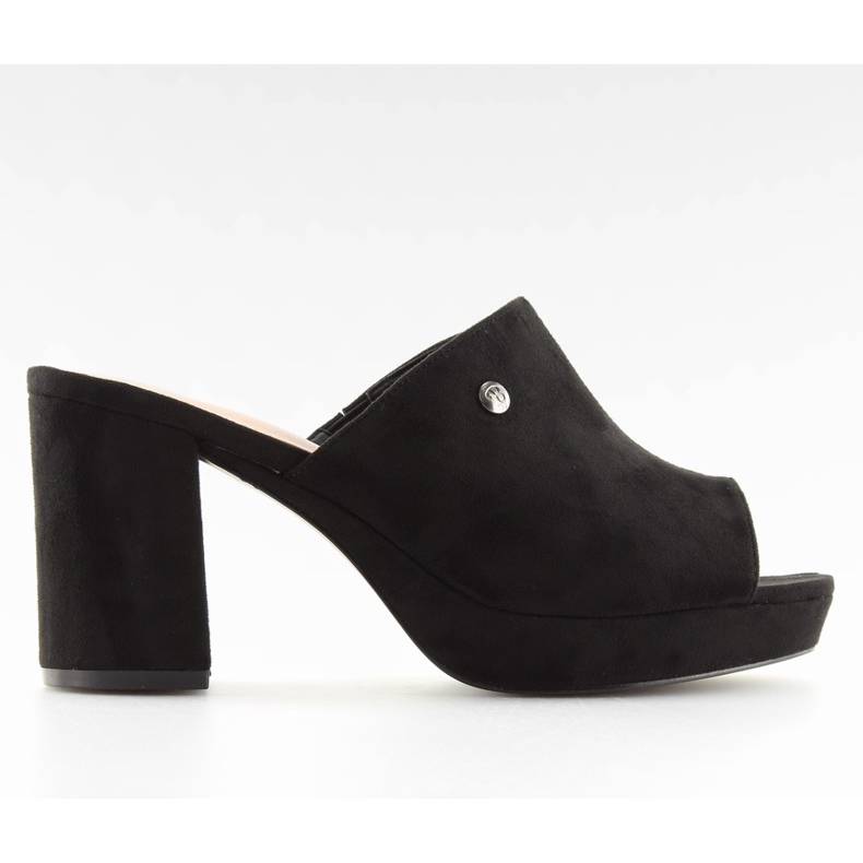 Fekete FLD-3K41 fekete magassarkú