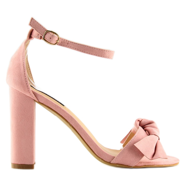Rózsaszín magas sarkú szandál 118-11 pink