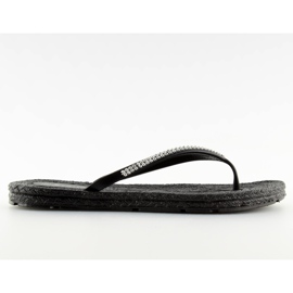Fekete CK40P Fekete gumi flip-flop Fekete CK40P Fekete gumi flip-flop