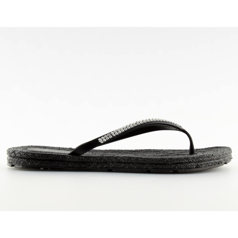 Fekete CK40P Fekete gumi flip-flop