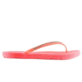 Flip-flop, gumirózsák CK40P Coral rózsaszín