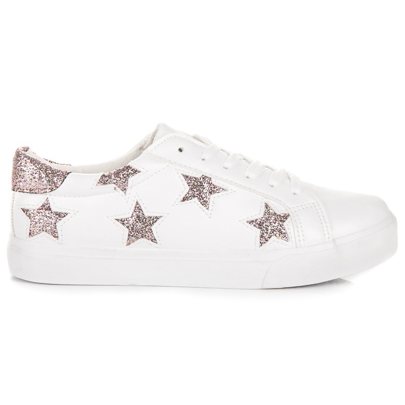 Stílusos fehér tornacipő