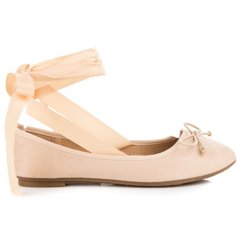 Ch. Creation Velúr balerinák barna