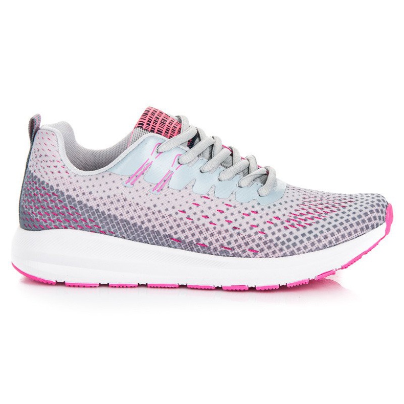 Ax Boxing Kényelmes sportcipő szürke rózsaszín