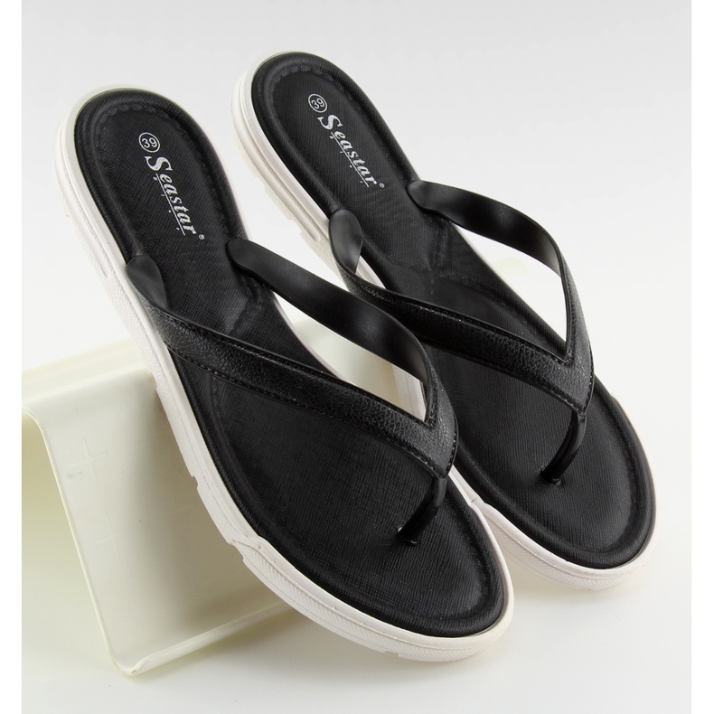 Fekete Flip-flop nőknek fekete CK41P Fekete Fekete Flip-flop nőknek fekete CK41P Fekete