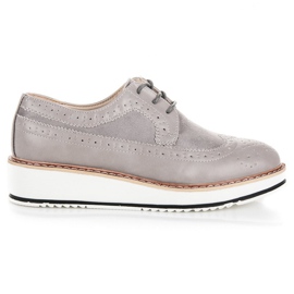 Super Me Szürke fűzős cipő