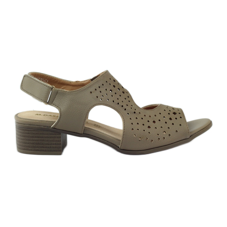 M.Daszyński Bőr szandál Daszyński bézs