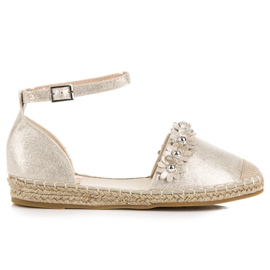 Anesia Paris Arany espadrill szandál aranysárga Anesia Paris Arany espadrill szandál aranysárga