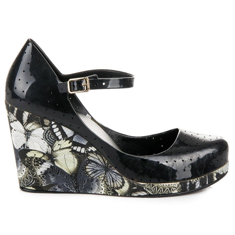 Meliski szandál vinceza éksarkú fekete