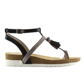 Fekete szandál K1717301 néger