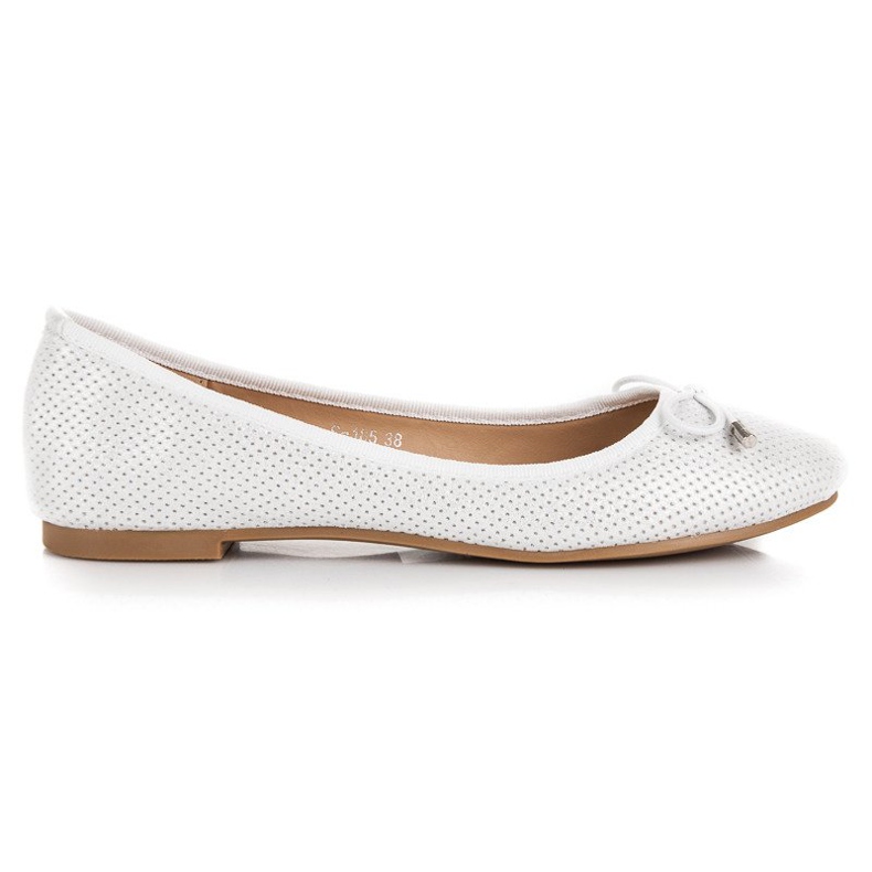 Renda Női fehér balerinák