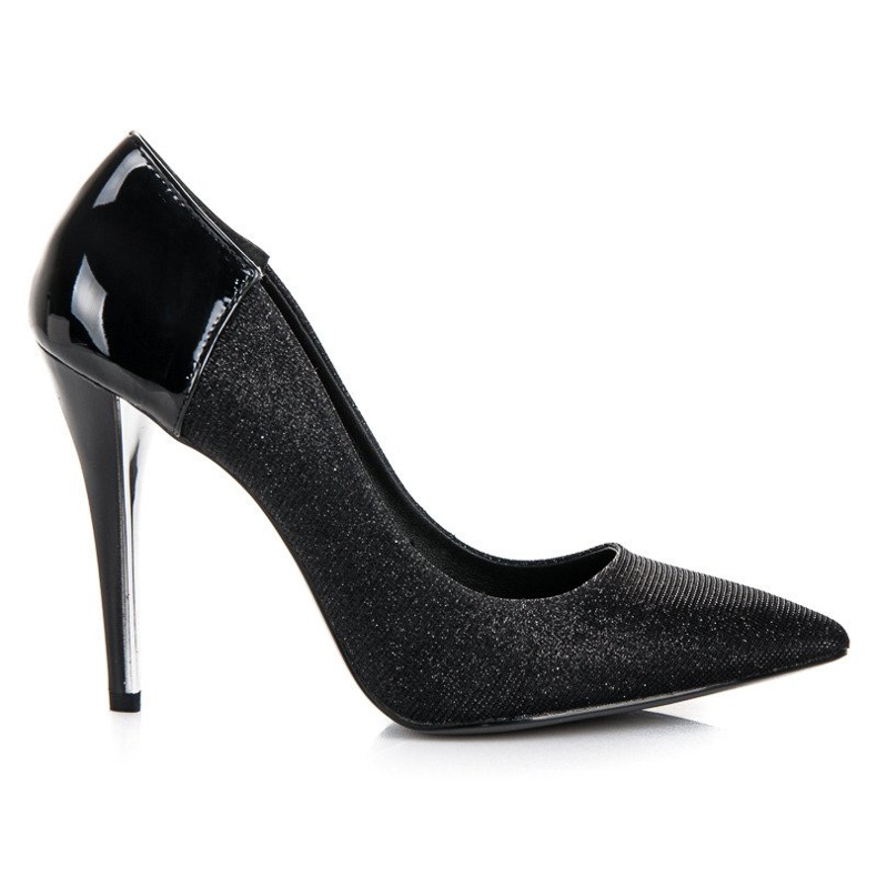 Elegáns vinceza sarkú cipő fekete