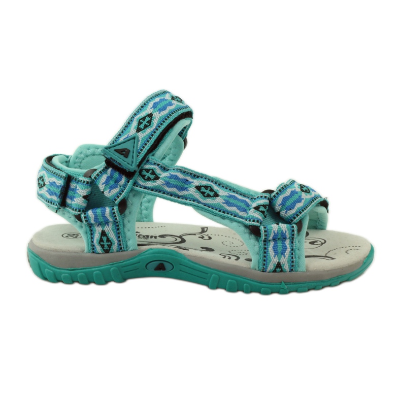 American Club Szandál amerikai 5268-as bőrbetéttel sokszínű