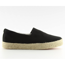 Fekete bebújós espadrillák k1833801 néger