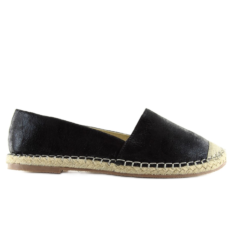 Fekete női espadrillák LT23K-1 fekete