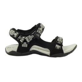 American Club Szandál amerikai 6102-es bőrbetéttel fekete szürke American Club Szandál amerikai 6102-es bőrbetéttel fekete szürke