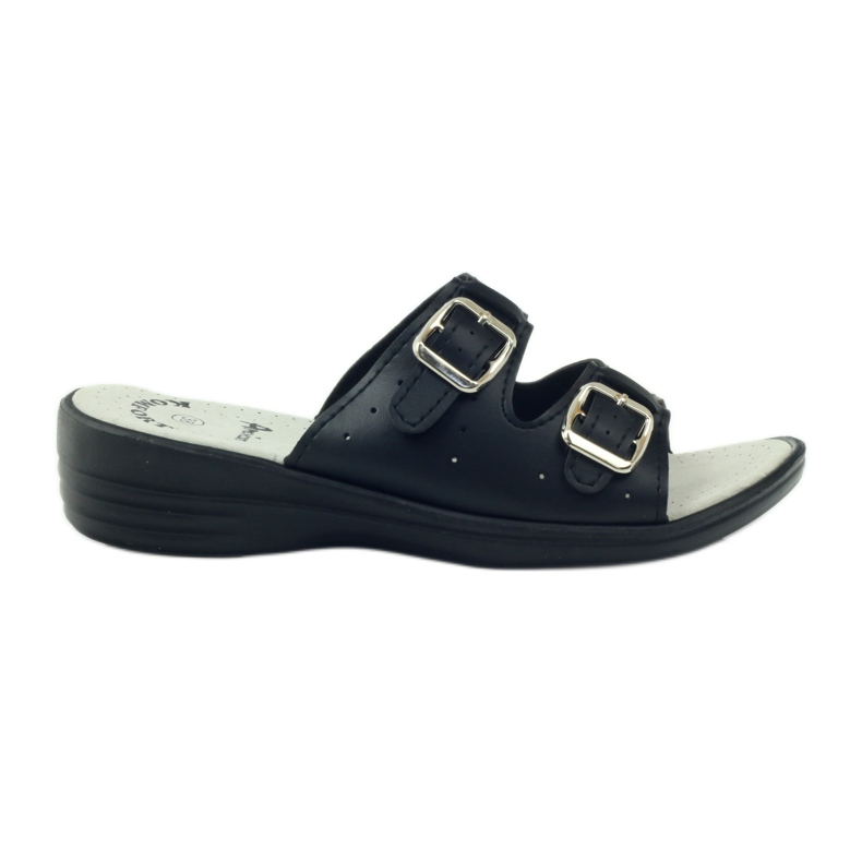 American Club Kényelmes orvosi papucs Amerikai 2/2018 fekete