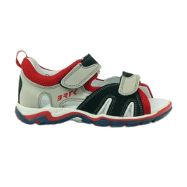 Tépőzáras szandál Bartek 16187 szürke