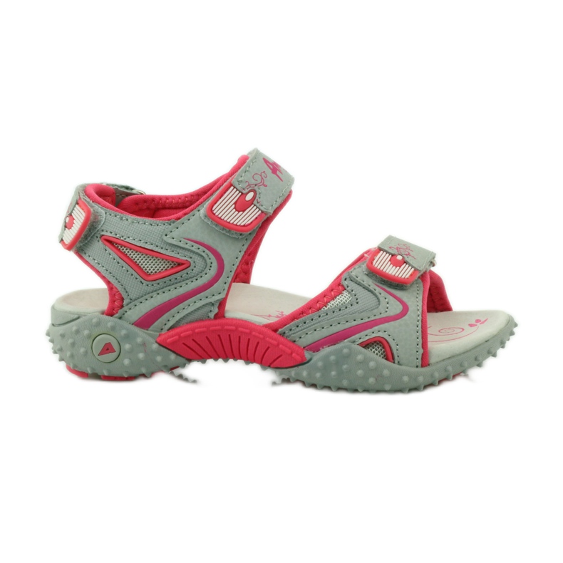 American Club Szandál amerikai 8580 -as bőrbetéttel sokszínű szürke