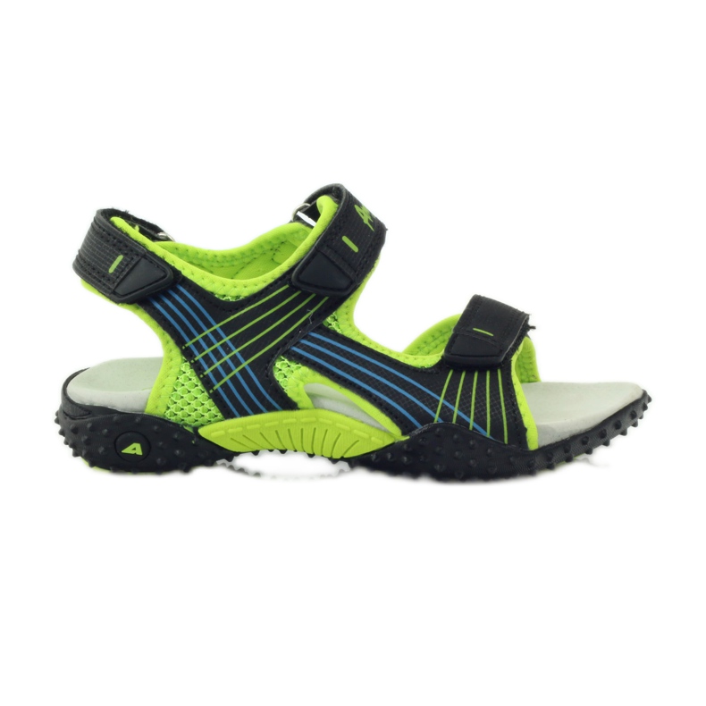 American Club Szandál amerikai 5261-es bőrbetéttel zöld fekete