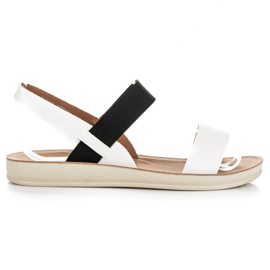 Szandál vinceza gumival fehér Szandál vinceza gumival fehér