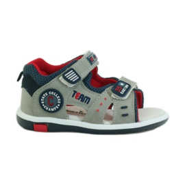 American Club Szandál amerikai 87297-es bőrbetéttel sötétkék szürke American Club Szandál amerikai 87297-es bőrbetéttel sötétkék szürke