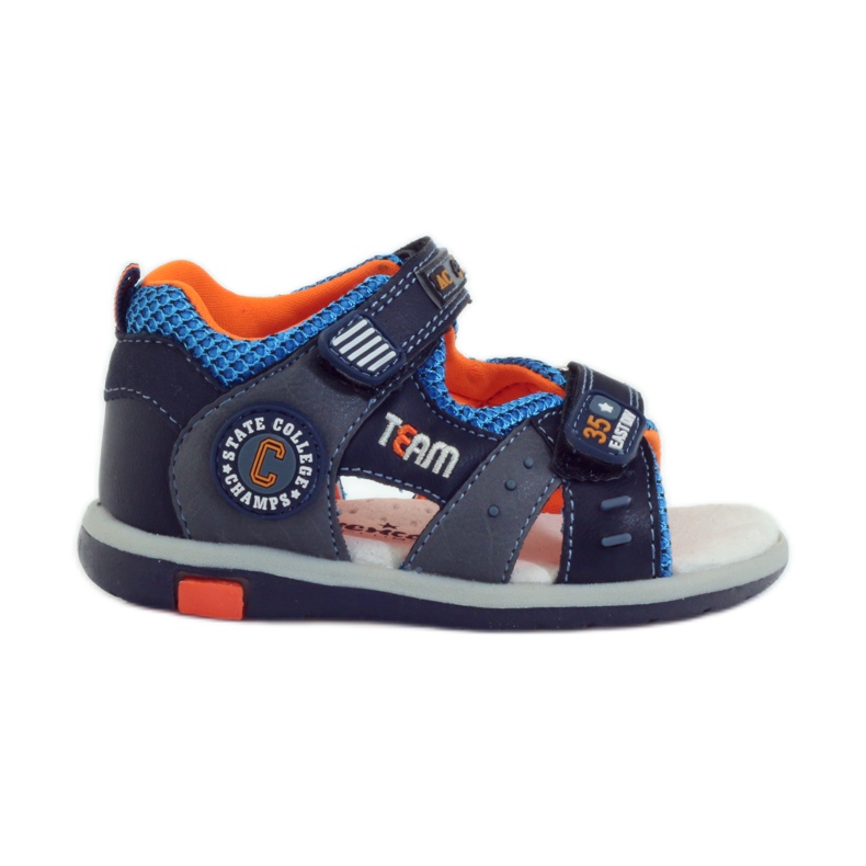 American Club Szandál amerikai 87297-es bőrbetéttel sötétkék