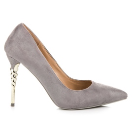 Szürke velúr sarok