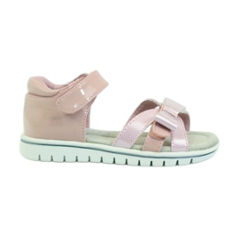 American Club Szandál amerikai 17028-as bőrbetéttel rózsaszín