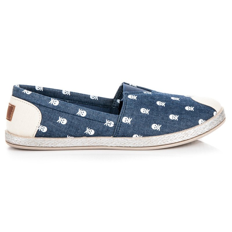 Muto Női kék espadrillák barna sötétkék