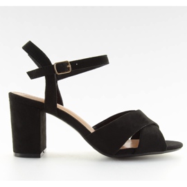 Szandál széles sarkú fekete 100-as Szandál széles sarkú fekete 100-as
