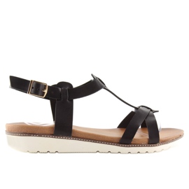 Fekete női szandál C1822 fekete