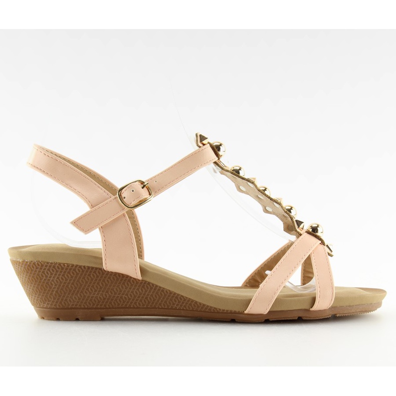 Szandál alacsony éksarkú rózsaszín HX-1 Pink