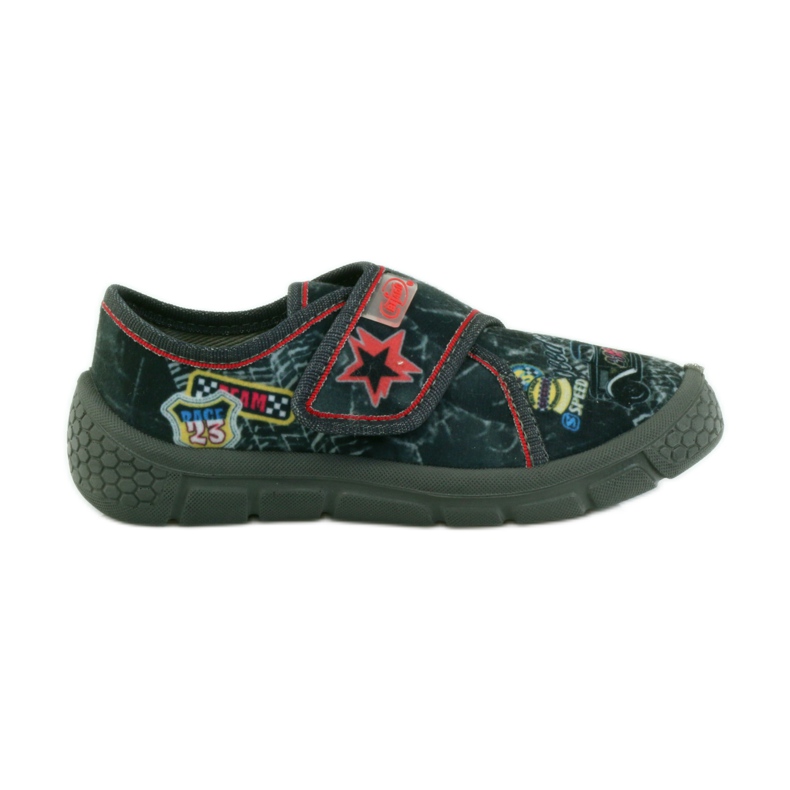 Befado gyerekcipő papucs tornacipő 537x011 piros fekete Befado gyerekcipő papucs tornacipő 537x011 piros fekete