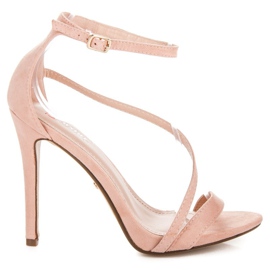 Seastar Elegáns magas sarkú szandál rózsaszín Seastar Elegáns magas sarkú szandál rózsaszín
