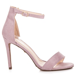 Seastar Lila szandál magas sarkon